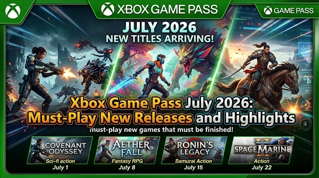 Xbox Game Pass July 2026: Must-Play New Releases and Highlights