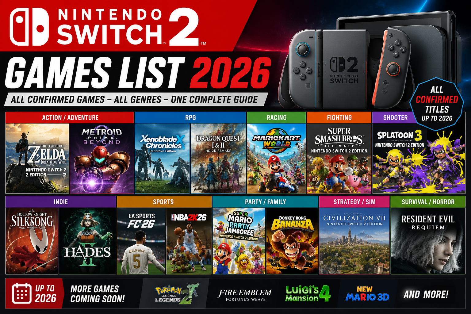 Best Nintendo Switch Games 2026: The Must-Buy Ranked List